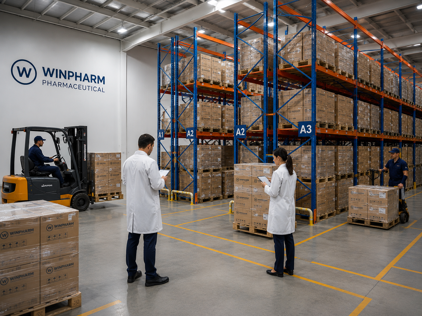Recepción y almacenamiento farmacéutico